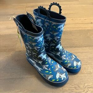 New Kids Western Chief Shark Rain Boots 3 Youth (Big Kid)